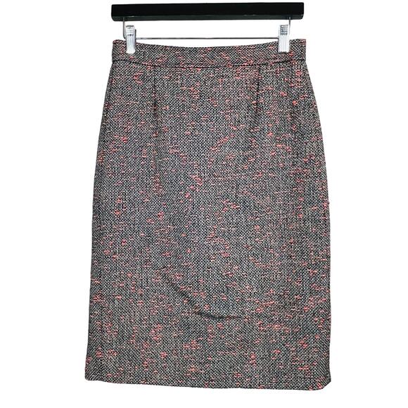 J Crew Tweed Pencil Skirt Long Midi Career Casual - 2 - Picture 1 of 6